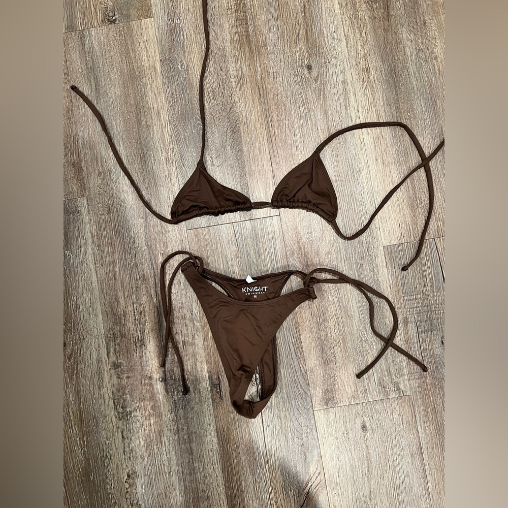 Brown Bikini Set